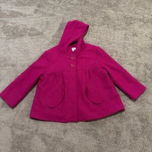 Cato Fuchsia Hooded Cape Size Medium